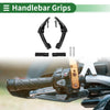 Motorcycle Hand Grips Cover Kit Handle Bar Throttle Grips Aluminum Rubber