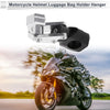 Motorcycle Rectangle Aluminum Hanging Hook Hexagon Wrench 1Set Silver Tone