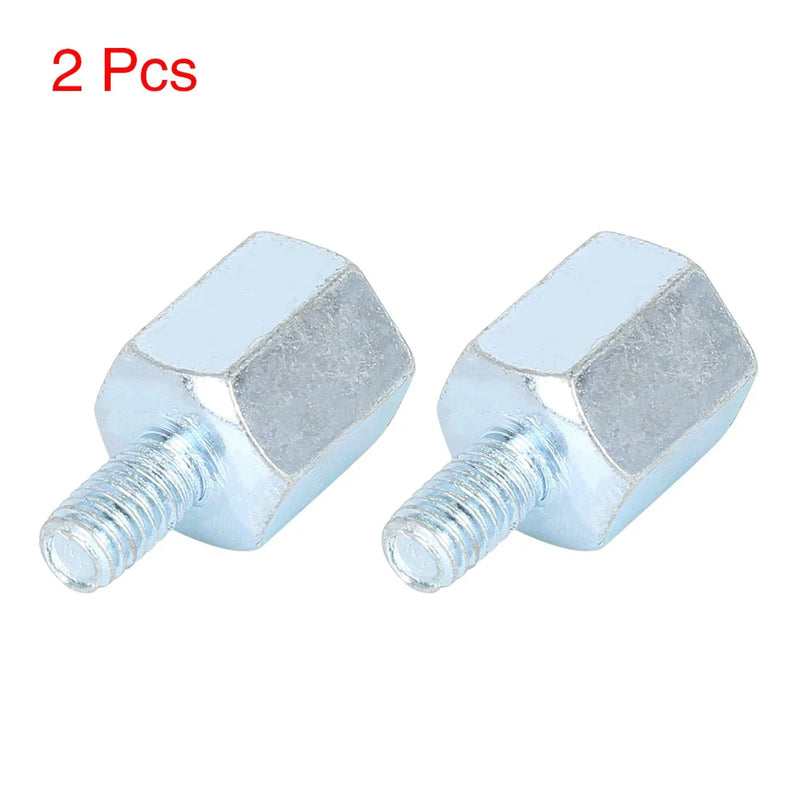 Motorcycle Bike 2 x Rearview Mirror Adapters 8mm RH to 6mm RH