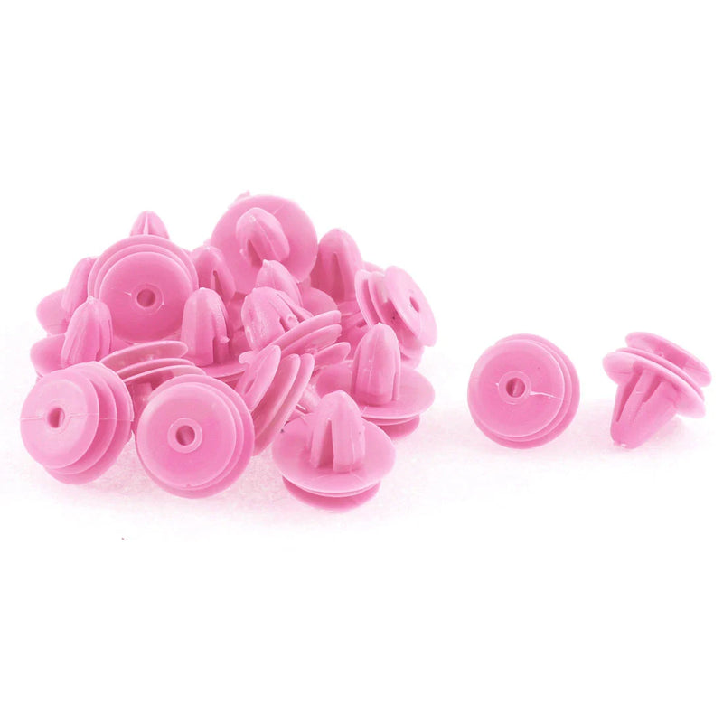 Hyundai Elantra 20 x Pink Plastic Door Trim Panel Rivets (2011-2016)