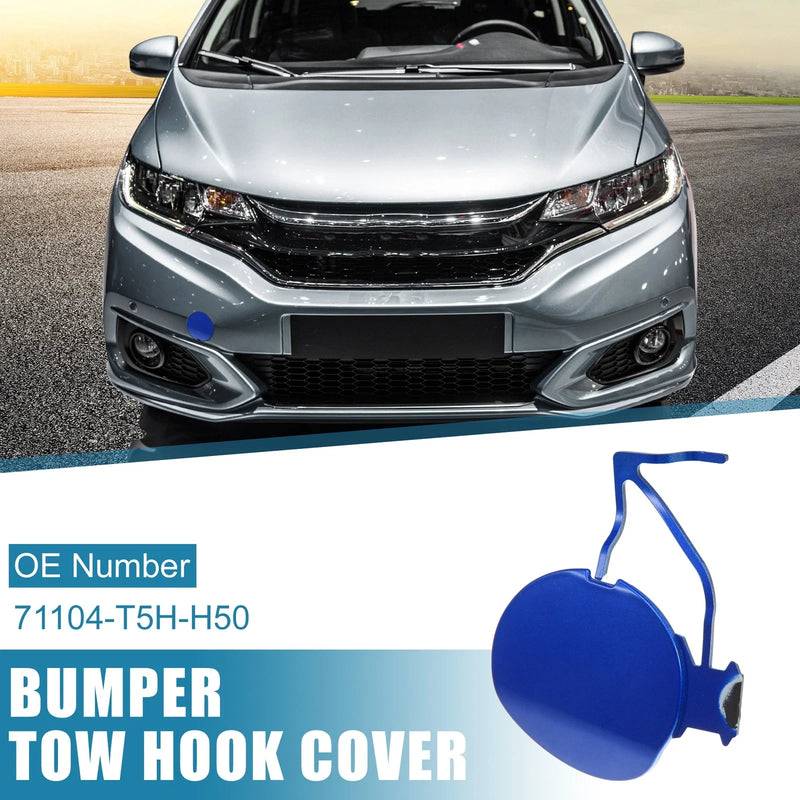 Honda Fit (2018-2019) - Deep Blue Front Bumper Tow Hook Cover