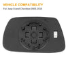 Jeep Grand Cherokee Heated Right Rearview Mirror Glass (2005-2010)