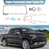 GMC Cadilla Rubber Aluminum Silver Tone Gasket Set