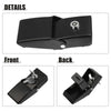 Jeep Wrangler JK JL Black Front Hood Latches (2018-2023)
