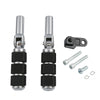 Harley Softail Cross Bones Slim Chrome Rear Foot Pegs Mount (2008-2017)