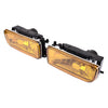 BMW 3 Series E36 Front Bumper Fog Lights Yellow Lens (1992-1998)