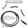 Motorcycle Hydraulic Brake Line 70.87" 10mm Oil Hose Pipe Stainless Steel