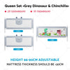 Toddler Cot Guard Adjustable Folding Kids Safety Bed Rail