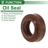 Oil Seal / 12x20x5mm / Seal Ring Rotary Shaft FKM Rubber for