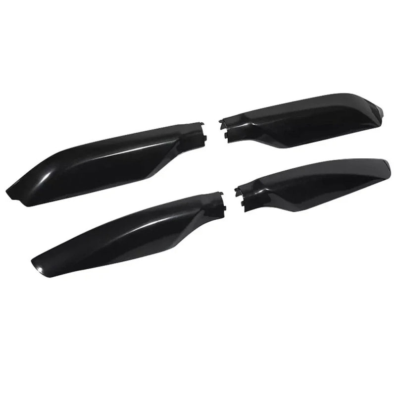 Toyota Prado 4 x Glossy Black Roof Rack Rail End Cover Caps (2009-2023)