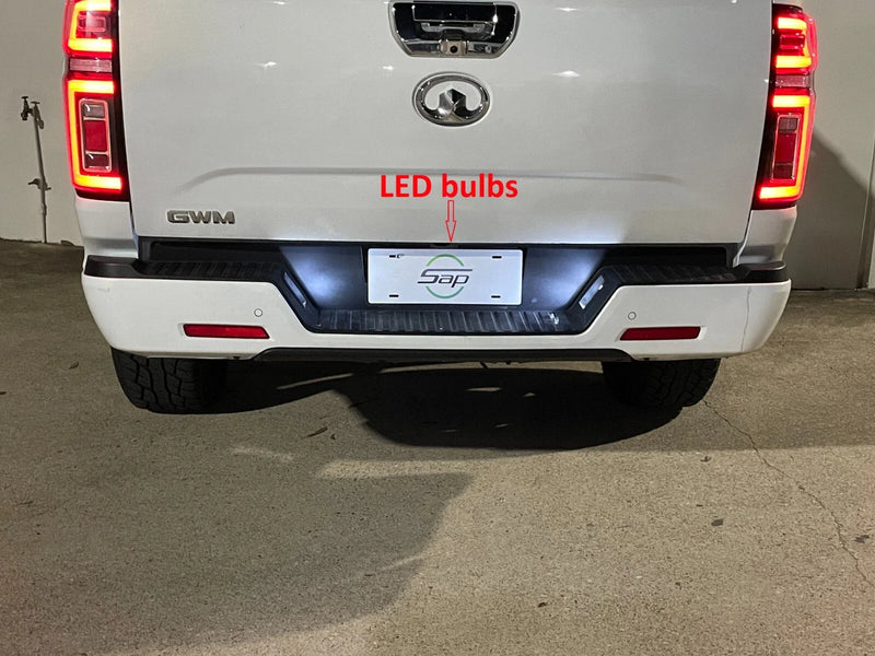 GWM Cannon White LED Number Plate Lights (2020 - Present)