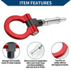 Honda S2000 (2000-2009) - Red Metal Accessory Tow Hook Ring 20.4cm