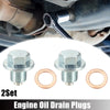 Toyota 2 x Set M12x1.25 Car Oil Drain Plug with Washer
