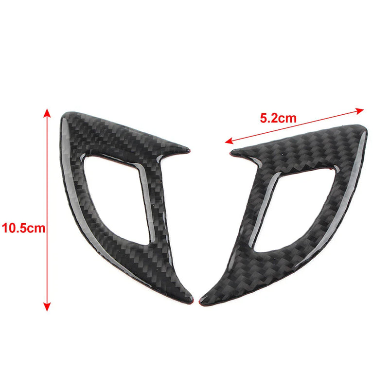 Chevrolet Equinox Carbon Fiber Black 2 x Car Door Switch Panel Covers (2017-2022)