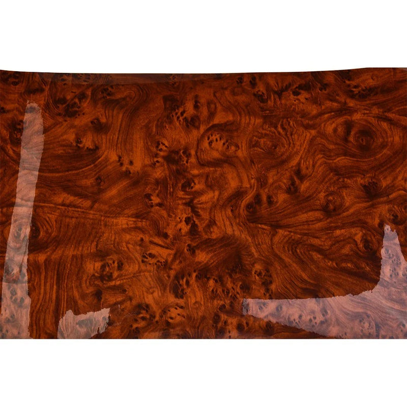 Car Interior Wood Grain Textured Glossy Vinyl Wrap Sheet