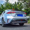 Toyota Corolla Sedan Glossy Black M4 Style Rear Trunk Spoiler (2020-2024)