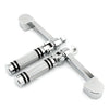 Harley Sportster XL 883 1200 Footrest Footpegs with Heel Rest Chrome (2004-2023)