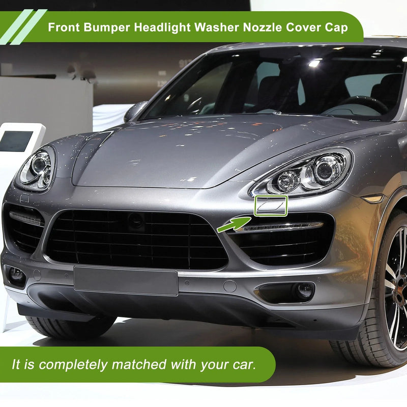 Porsche Cayenne 2011-2014 Left Washer Nozzle Cover (2 x Black Caps)