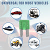 Boat Truck RV Camper Motorcycle 25pcs 30A Car Mini Blade Fuse Green