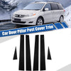 Toyota Sienna Pillar Posts Cover Stickers Glossy Black (2004–2010)