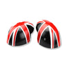 MINI Cooper F55 F56 F57 F60 2019 w hole Union Jack Side Mirror Cover Cap Fit