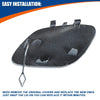 Mercedes-Benz (2019-2023) Dark Silver Front Car Bumper Tow Hook Cover
