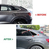 Audi Q3 F3 Sportback (2019-2024) Black Rear Side Window Louvers