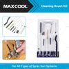 All Spray Gun Systems 17PCS Spray Gun Cleaning Brush Kit