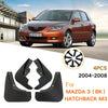 Mazda 3 Hatchback 4x Mud Flaps Splash Guards Fender Mudguards (2004–2008)