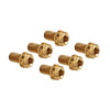 Bike Motorcycle 6pcs M6x20mm Titanium Torx Head Flange Bolts