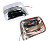 Isuzu TF TFR Holden Rodeo Vauxhall L.E.D Chrome Mirror Covers (1988-1997)