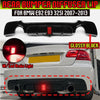 BMW E92 E93 325i 328i Rear Bumper Diffuser Spoiler with Light (2007-2013)