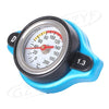 Car Water Temp Meter Blue 1.3 Bar Thermostatic Gauge Radiator Cap