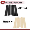 Ford Explorer (2011-2019) Black 6 Pcs Door Pillar Window Trim