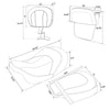 Harley Road Glide Street Glide Seats Backrest Pad (2014 - 2023)