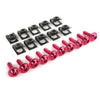 Universal Fit Scooter BLACK 10 x M6 Body Fairing Bolts Fastener Clips