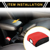 Ford F-150 (2015-2020) Black Red Center Console Lid Armrest Cover