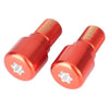 18mm Motorcycle Dirt Bike Handlebar Grips End Cap Plugs - 1 Pair