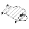 Harley Touring Chrome Detachable 2-Up Mount Luggage Rack (2009-2024)