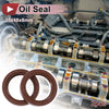 Oil Seal 35x48x8mm Rotary Shaft Seal FKM Brown 2 x Pcs
