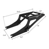 Harley Fatboy Black Trunk Mount Rack Docking Hardware (2008-2017)