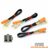 Kawasaki Z125 Ninja ZX 4 x Wire Connectors Adapters 2 Pin Plug (2017-2023)