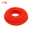 Motorcycle Scooter 17M Long 5mm Inner Dia Petrol Hose Oil Fuel Line Tube