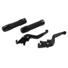 Suzuki GSR750 Black Extendable Brake Clutch Levers Grips Set (2011-2016)