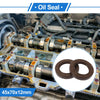 Oil Seal 45x70x12mm 2 x Seal Ring Rotary Shaft Seal FKM Rubber