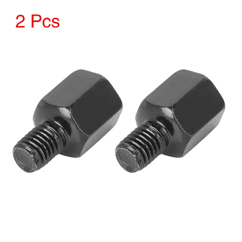 Motorcycle 2 x 8mm Rearview Mirror Adapters Bolt Screws