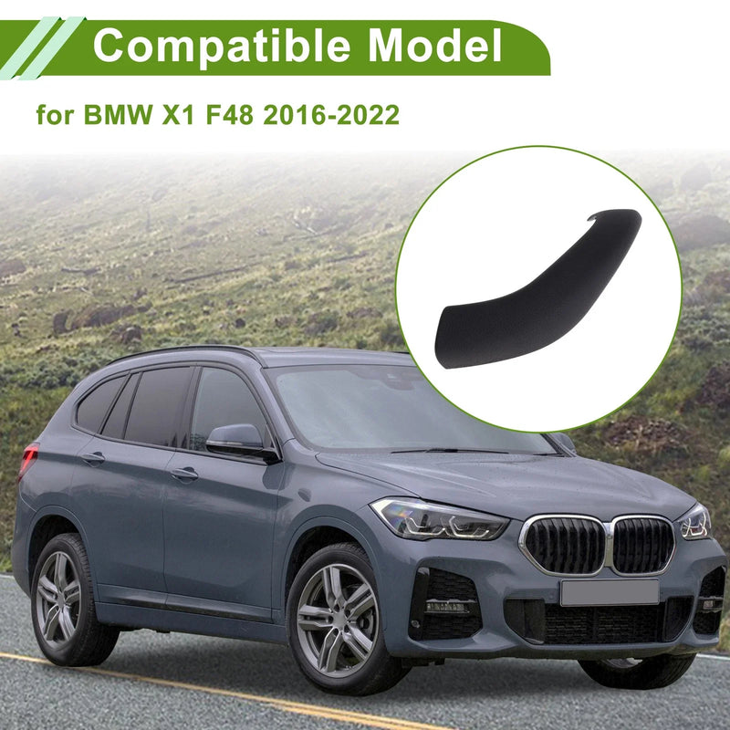 BMW X1 F48 Black Door Panel Handle Pull Trim Cover (2016 - 2022)