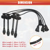 Toyota Corolla Chevrolet Prizm 4pcs Spark Plug Wire Ignition Coil Cable