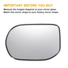 Honda Civic 2006-2011 Driver Side Mirror Glass Replacement