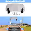 Motorcycles Windshield Extension 28.5cm Grey Lens